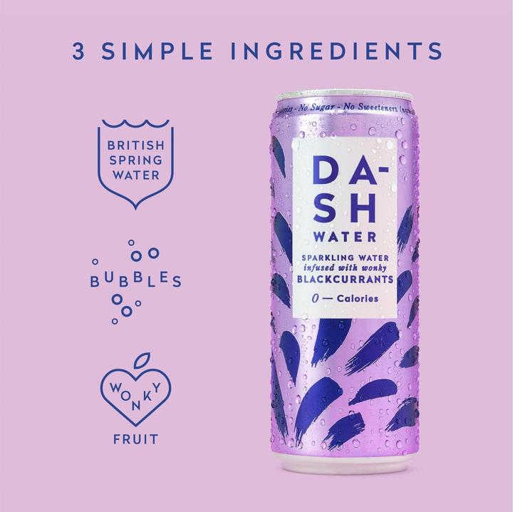 Image du produit Dash Water Blackcurrants (12 x 33 cl)