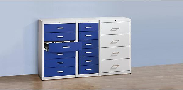 Produktbild Mauser Hängeregistraturschrank, Bügelgriffe (43.5 x 60 x 135 cm)