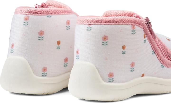 Actual product image La Redoute Collections Flowered baby shoes with zip (19)