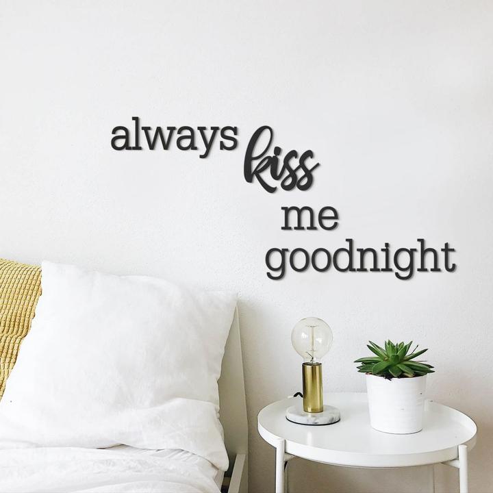 Immagine prodotto Trenddeko dammi sempre il bacio della buonanotte (214 x 30 cm)