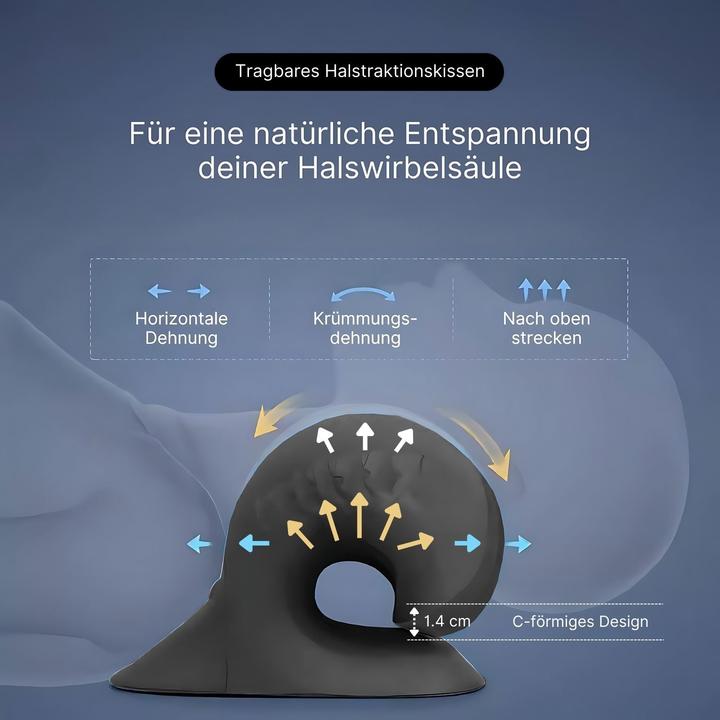 Produktbild Hermex Nackenstützkissen Massagekissen Nackenkissen Nacken-Massagekissen Nackenstütze