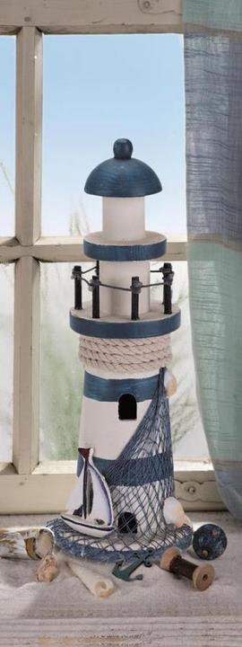 Actual product image Glorex Lighthouse round 23x8x8cm