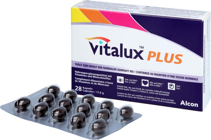Actual product image Vitalux Plus caps (28 Piece, Capsules, 33 g)