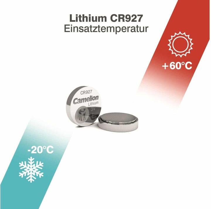 Productafbeelding Camelion Batterij Lithium CR927 ( 1 pc ) (1 Pcs., Onbepaalde grootte, 30 mAh)