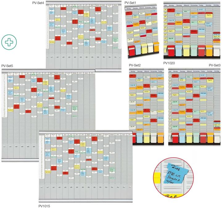 Produktbild Franken PLANTAFEL 5TRÄG,35FÄCH (7 x 25.5 x 81.5 cm)