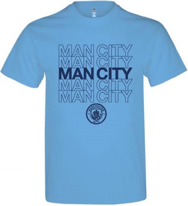 Produktbild Manchester City FC Man City Erwachsene Logo TShirt Himmelblau (M)