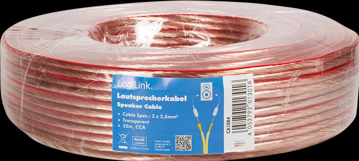Produktbild LogiLink CA Lautsprecherkabel (25 m, 2.50 mm²)