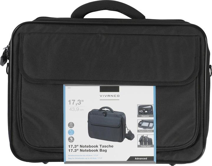 Immagine prodotto Vivanco borsa per laptop Widescreen 17", nero (23234) (17")