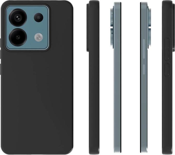Produktbild Cover-Discount Xiaomi Redmi Note 13 Pro - Silikon Gummi Hülle schwarz (Xiaomi Redmi Note 13 Pro 5G)