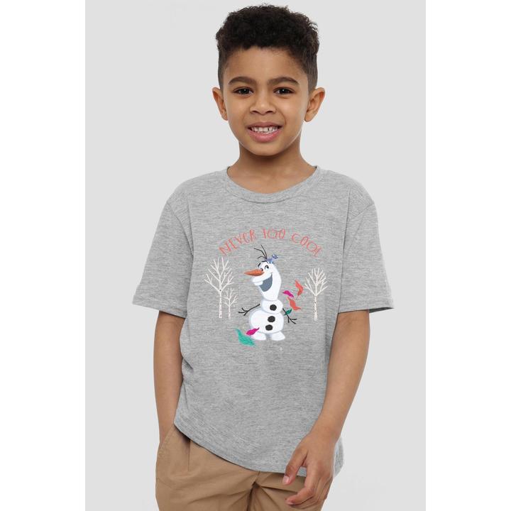 Immagine prodotto Disney Frozen Never Too Cool Maglietta Olaf Bambini (140)
