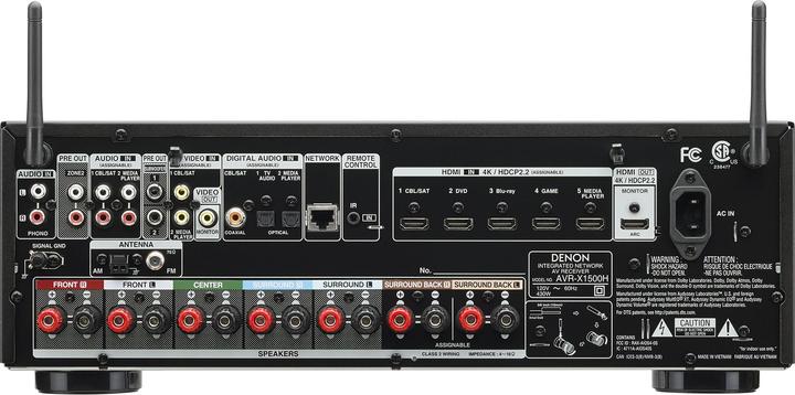 Actual product image Denon Avr-X1500h (7.2 channels, FM)
