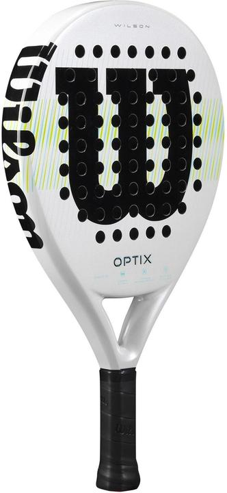 Wilson Padelracket Optix V1 Weiss, Zielgruppe: Erwachsene, Kinder
