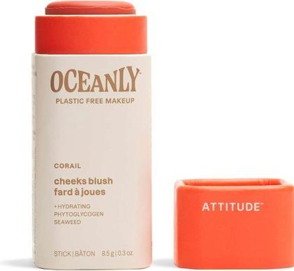 Produktbild Attitude Oceanly Plastic-Free Lightweight Blush Stick Titanium Dioxide-Free