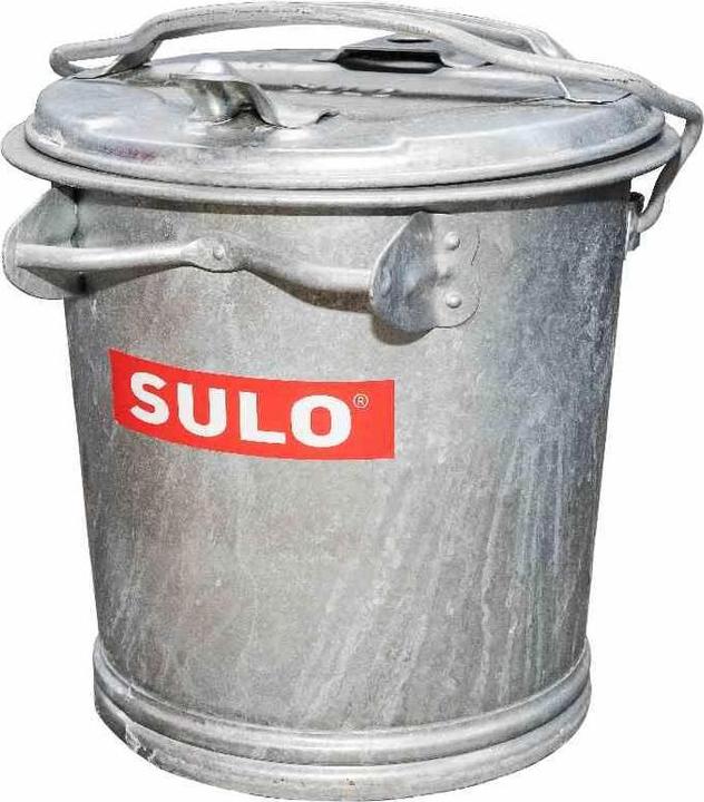Produktbild SULO Mülleimer, 35 l Fassungsvermögen, aus verzinktem Stahl (35 l)