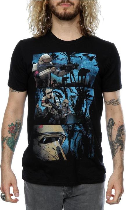 Star Wars Mens Shoretrooper Comic Strip Cotton T-Shirt