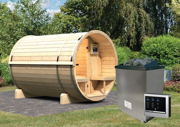 Image du produit Karibu Sauna en tonneau 2 (Contrôle externe de 9 KW)