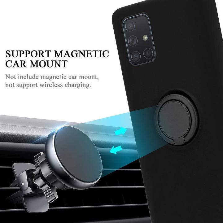 Productafbeelding Cadorabo TPU Vloeibare Ring Silicone Hoesje (Samsung Galaxy A71)