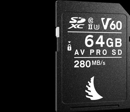 Image du produit Angelbird AV PRO V60 (64 Go, SDXC, U3, UHS-II)