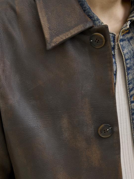 Actual product image Jack & Jones Leather jacket Leather jacket (XXL)
