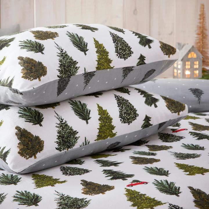 Actual product image Room05 Evergreen Brushed Cotton Duvet Cover Set (Bedding set, 230 x 220 cm)