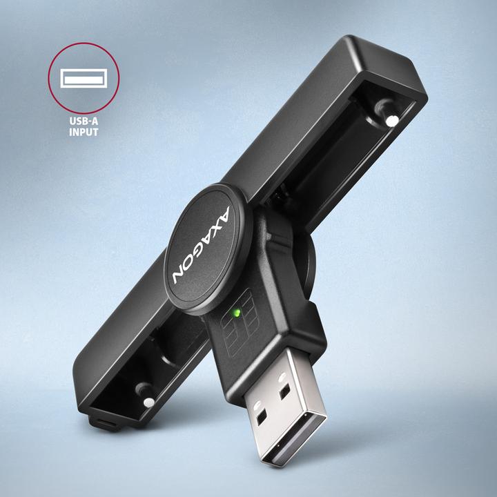 Produktbild Axagon CRE-SMPA USB Smart Card PocketReader (USB 2.0)