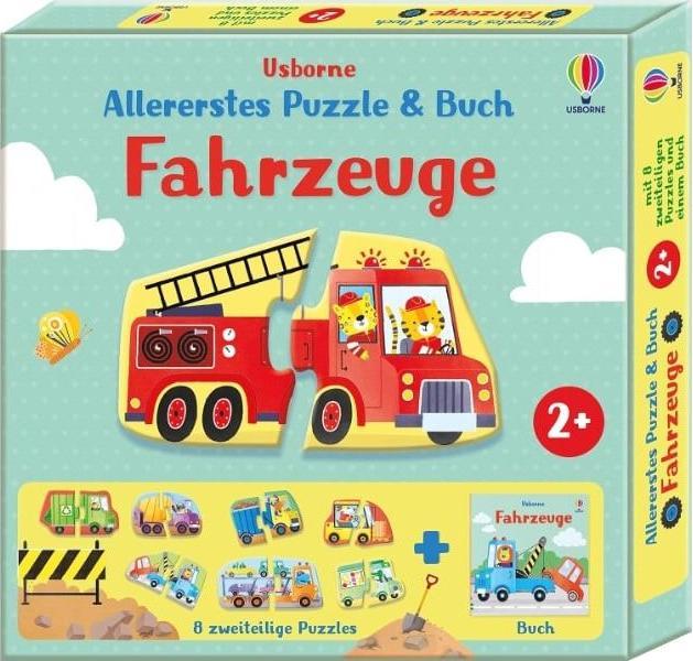 Actual product image Very First Puzzle & Book: Vehicles (24 pieces)
