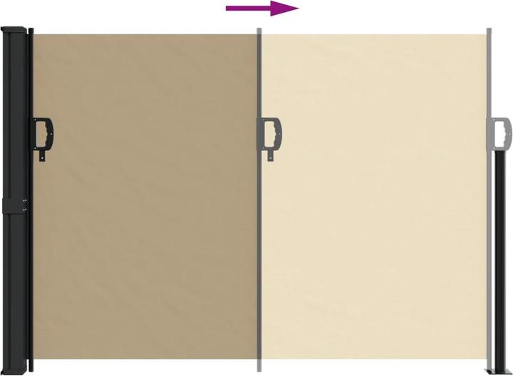 Produktbild VidaXL Seitenmarkise Ausziehbar (5 m)