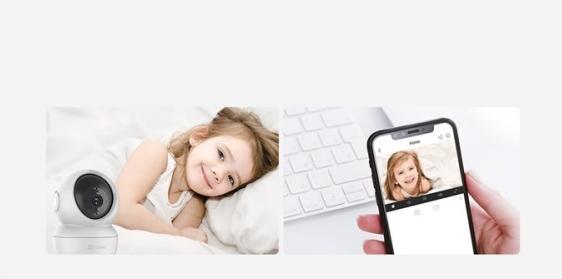 Actual product image EZVIZ H6C 2MP Indoor PT Camera (1920 x 1080 Pixels)