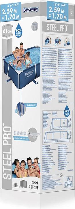 Immagine prodotto Bestway Piscina (259 x 170 x 61 cm)