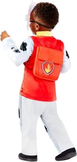 Image du produit Amscan Costume pour enfant Marshall de la Patrouille des papas, combinaison en peluche, masque et sac à (4, 5, 6)