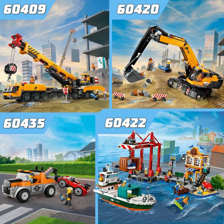 Actual product image LEGO 60422 Harbour with cargo ship (60422, LEGO City)