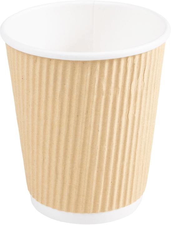 Produktbild Elco Coffee to Go Becher 2dl 89221800 braun, gerippt, 10Stk. (10 x)