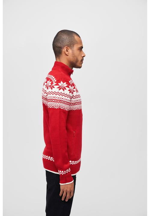 Image du produit Brandit Cardigan norvégien taille 4XL couleur rouge (4XL)