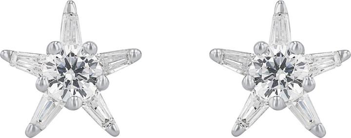 Produktbild Amor Ohrschmuck für Damen, 925 Sterling Silber, Zirkonia synth. | Stern (Silber 925)