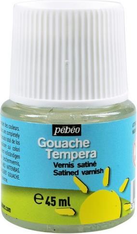 Pebeo Vernice per Tempera All'Acqua - Satinata (Trasparente, 45 ml)