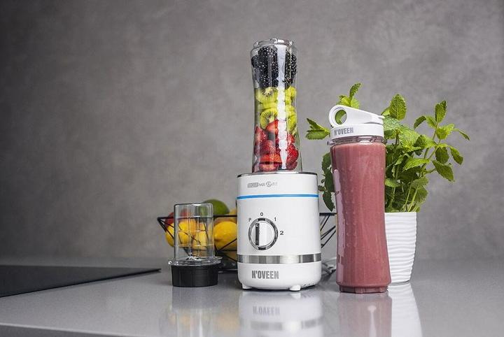 Actual product image Noveen Whisk SB 1100 Xline SPORT MIX & FIT blender white (EU plug, 300 W)
