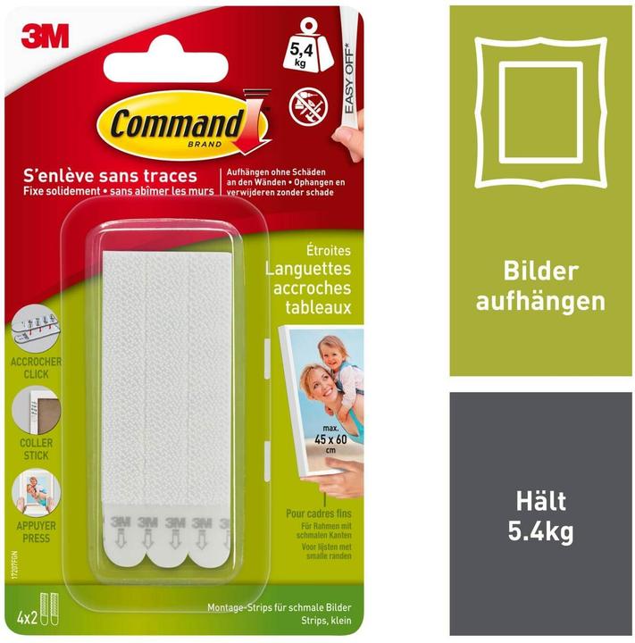 Actual product image Command Narrow picture mounting strips (5.40 kg)