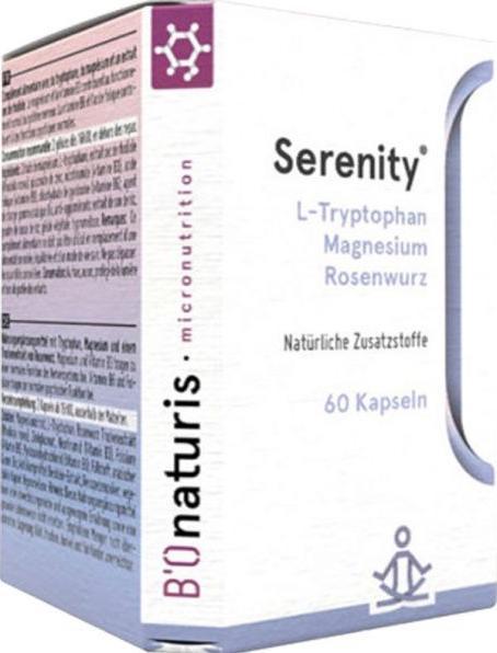 Actual product image B'Onaturis with tryptophan magnesium mines and rhodiola. (1 Piece, Capsules, 650 g)