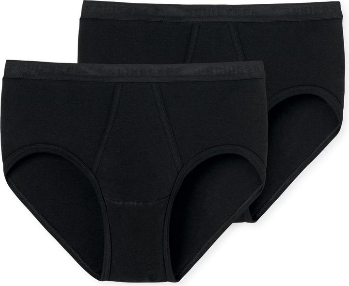 Actual product image Schiesser 2-pack Original Classics Fine Rib Sports Briefs / Underpants (M, pack of 2)