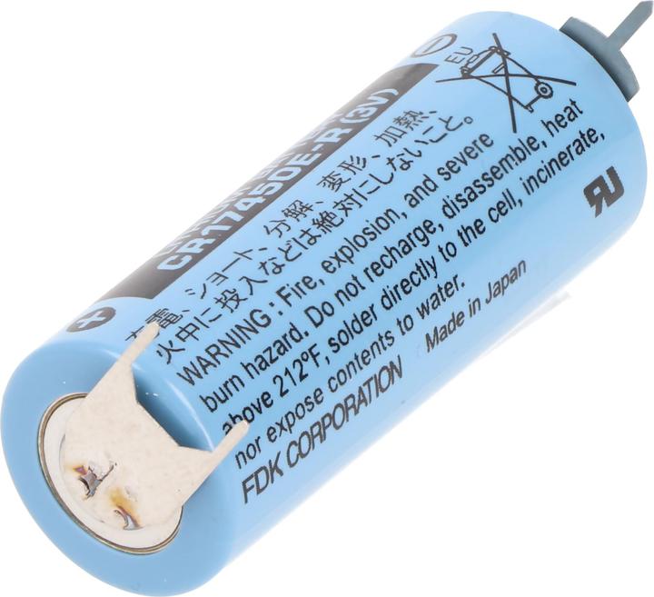 Image du produit FDK Pile Sanyo au lithium CR17450E-R Size A, ++- (1 pcs, CR17450, 2400 mAh)