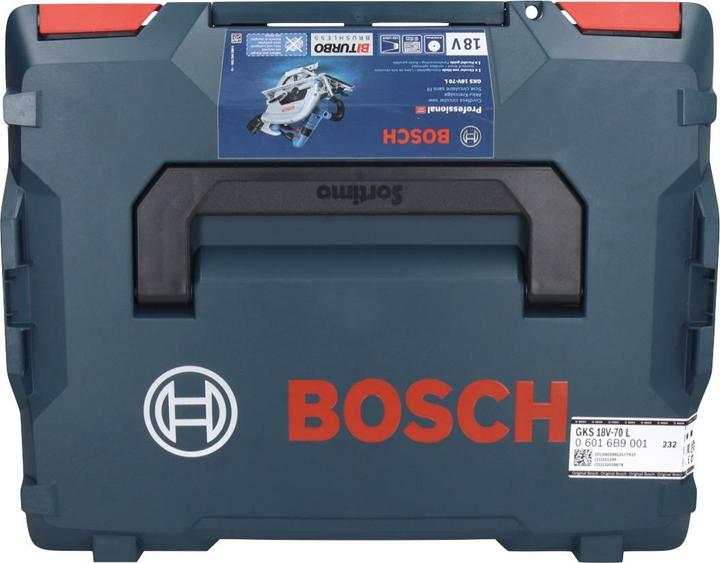 Produktbild Bosch Professional Bosch GKS 18V-70 L Akku KreissÃ¤ge 18 V Brushless 190 mm BITURBO + 1x Akku 5,0 Ah + L-Boxx - ohne L