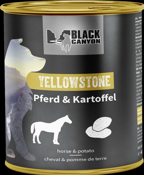 Actual product image Black Canyon Wet Food Adult Yellowstone Horse & Potato, 820 g (Adult, 1 pcs., 915 g)