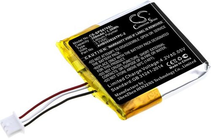 Image du produit NoName Batterie pour Sennheiser GSP 670 etc.