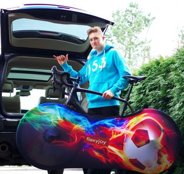Produktbild Flexyjoy Flexible Fahrradabdeckung mit Aufbewahrungskoffer, Aztekisch, FJB751