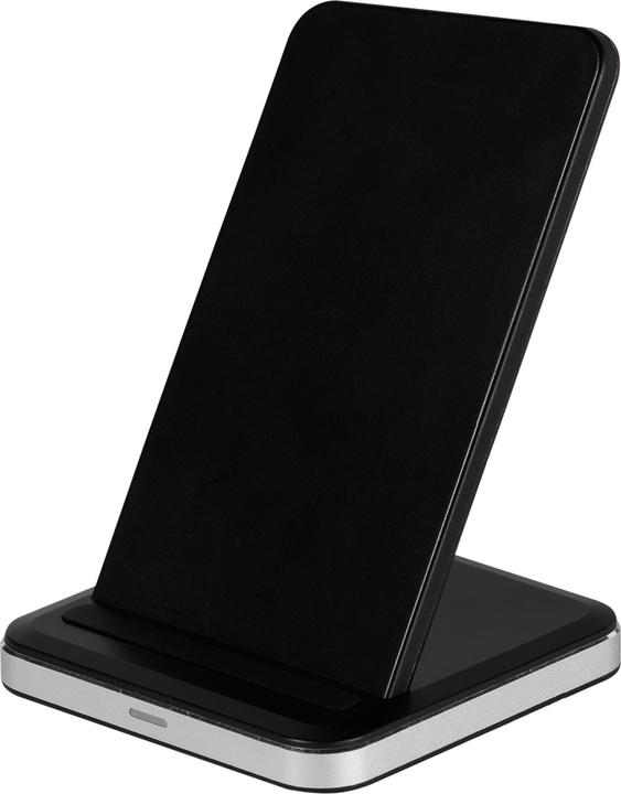 Produktbild Vivanco Induktiver QI Ladestand, ALU, 10W, inklusive Micro USB Ladekabel (10 W)