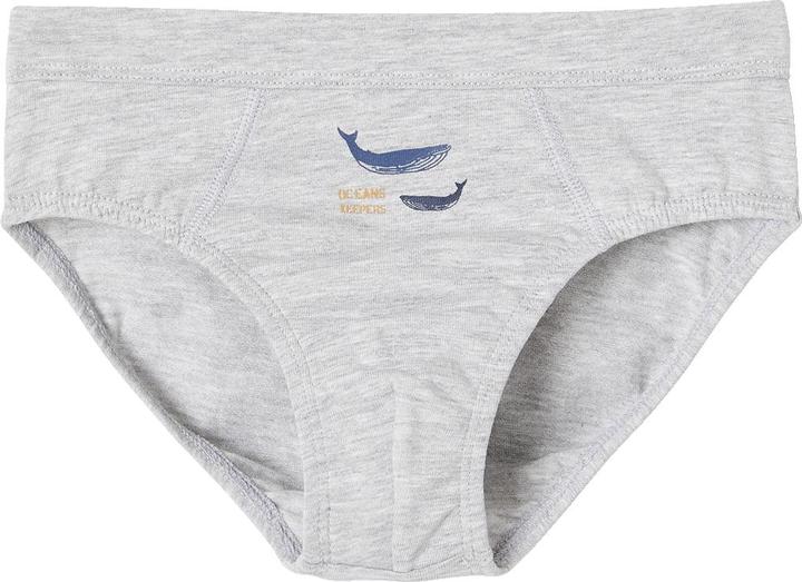 Immagine prodotto Vertbaudet Confezione da 7 slip da ragazzo in cotone biologico, balene (158, Confezione da 7)