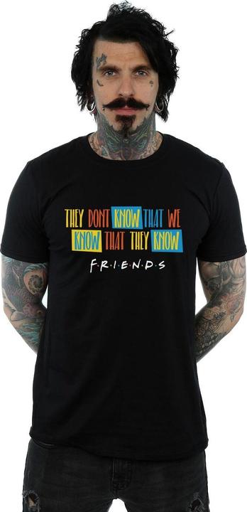 Immagine prodotto Friends They Don't Know Script Maglietta Uomo (XL)