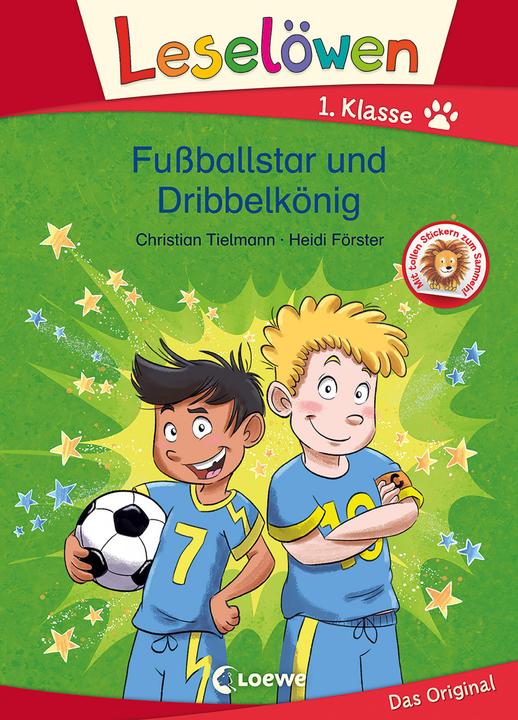 Image du produit Leselöwen 1. Klasse - Fussballstar und Dribbelkönig (Allemand, Livres de première lecture Loewe, Heidi Förster, Christian Tielmann, 2021)