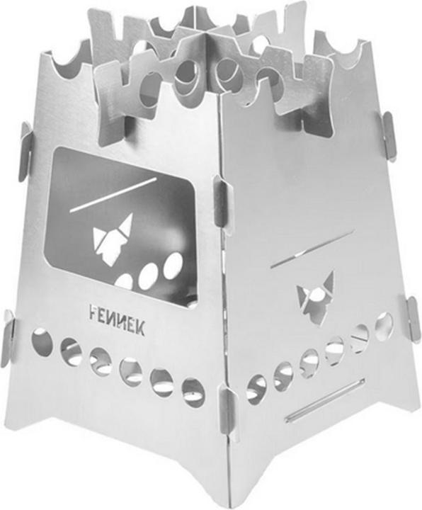 Image du produit Fennek Grill Réchaud de camping Hobo Premium, acier inoxydable (12.20 cm)