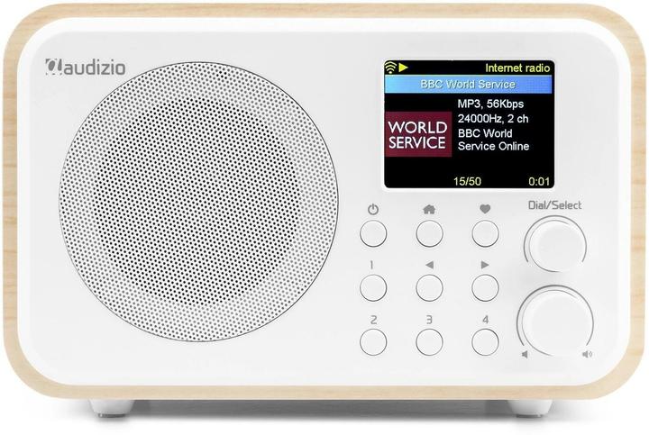 Produktbild Audizio DAB+ Radio Vicenza Weiss, Radio Tuner: Internetradio, FM (DAB+, FM, Internetradio, Bluetooth, WLAN)